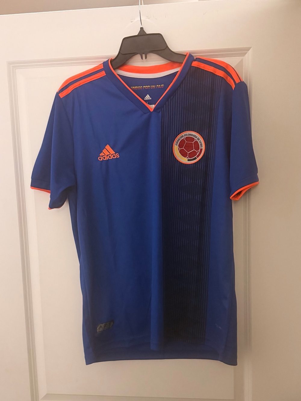 Adidas Columbia National Soccer blue jersey
